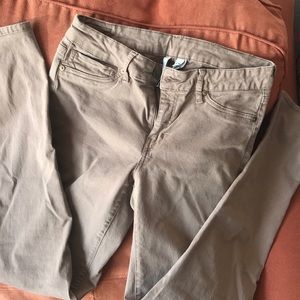 Tan khaki jeggings